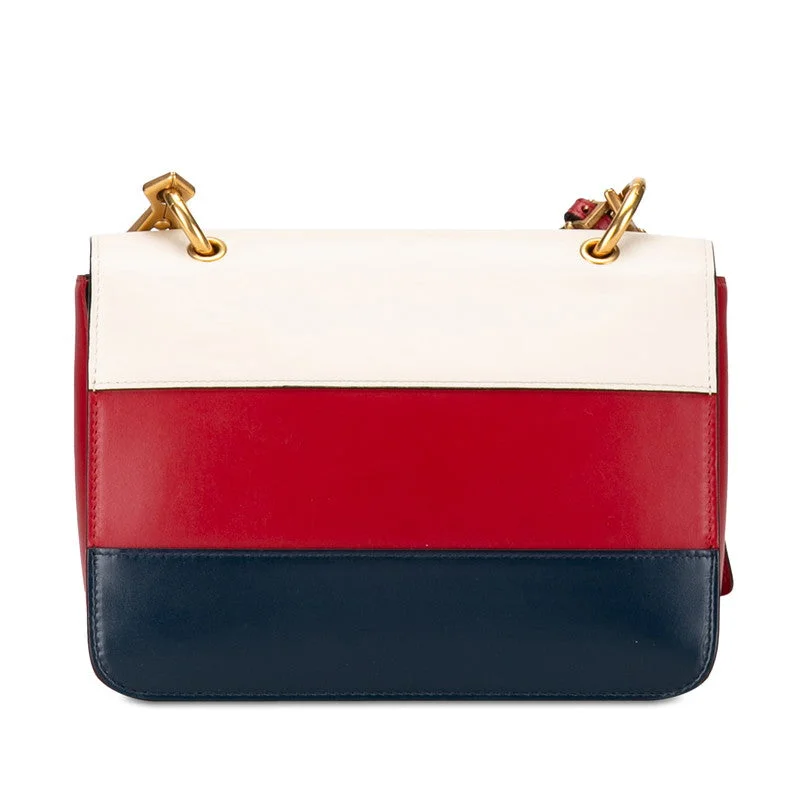 Gucci Queen Margaret Bee Bee Bee Tricolor Shoulder Bag