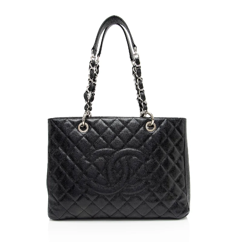 Chanel Caviar Leather Grand Shopping Tote (SHF-6g7uPR)