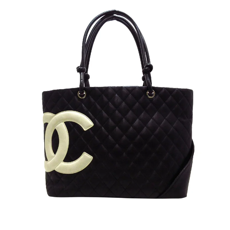 Chanel Large Lambskin Cambon Ligne Tote (SHG-s11ItS)