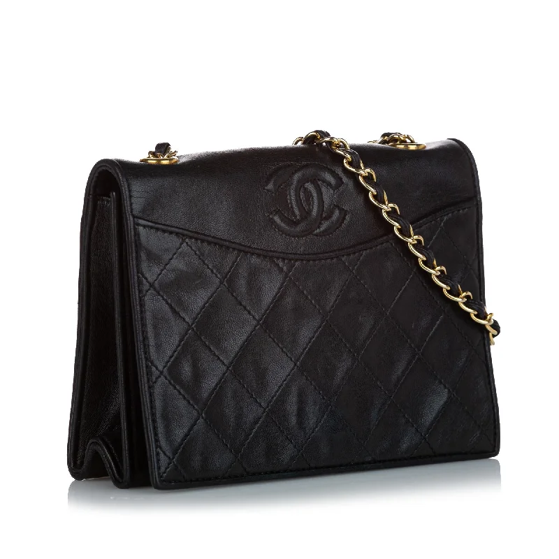 Chanel CC Timeless Lambskin Leather Shoulder Bag (27963)