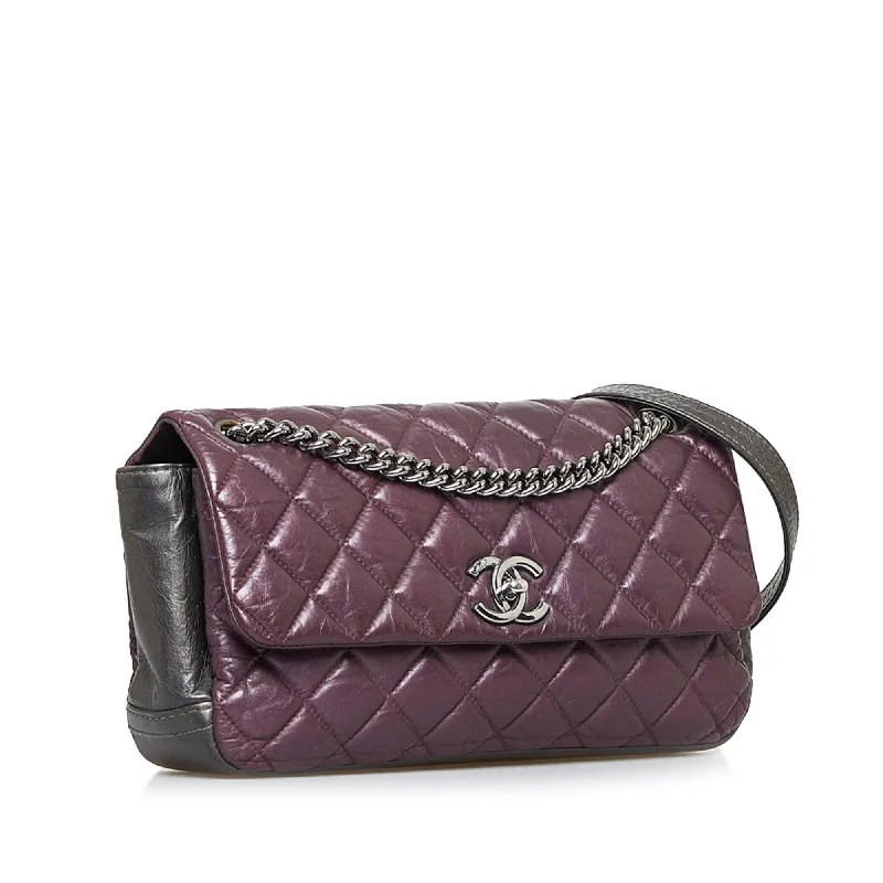 Chanel Glazed Matelasse Portobello Flap Bag (OoPYUo)