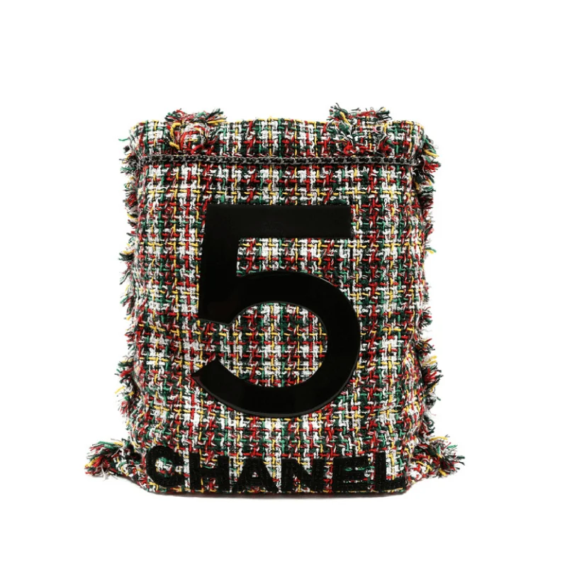 Chanel Multicolor Tweed No. 5 Tote