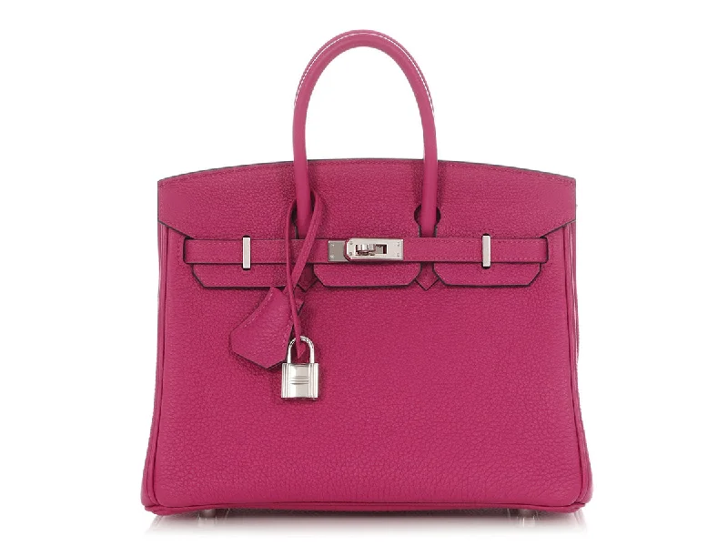 Hermès Rose Pourpre Togo Birkin 25