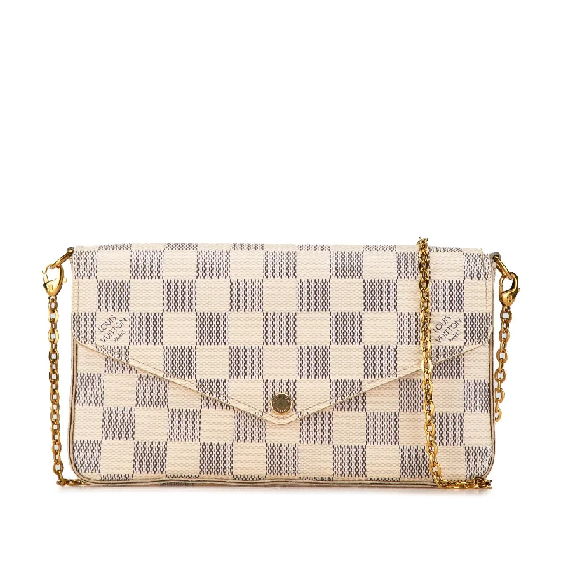 Louis Vuitton Damier Azur Pochette Felicie (SHG-CbasaV)