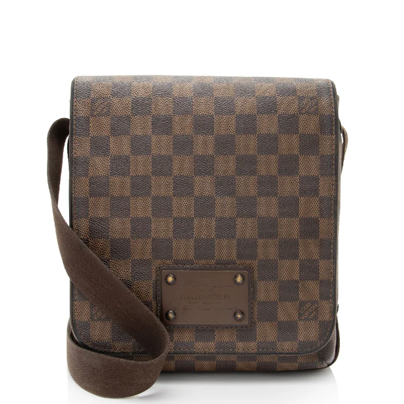 Louis Vuitton Damier Ebene Brooklyn PM Messenger (SHF-TV37Dw)