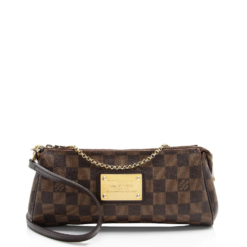 Louis Vuitton Damier Ebene Eva Clutch (SHF-qfvFo6)