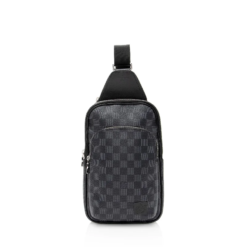 Louis Vuitton Damier Graphite Avenue Sling NM Bag (SHF-W6BKFK)