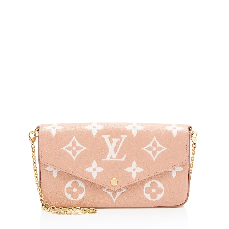 Louis Vuitton Giant Monogram Empreinte Felicie Pochette (SHF-0jNhDQ)