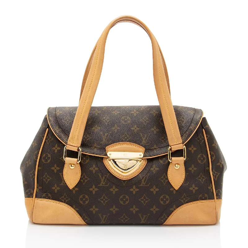 Louis Vuitton Monogram Canvas Beverly GM Shoulder Bag (SHF-N391mL)