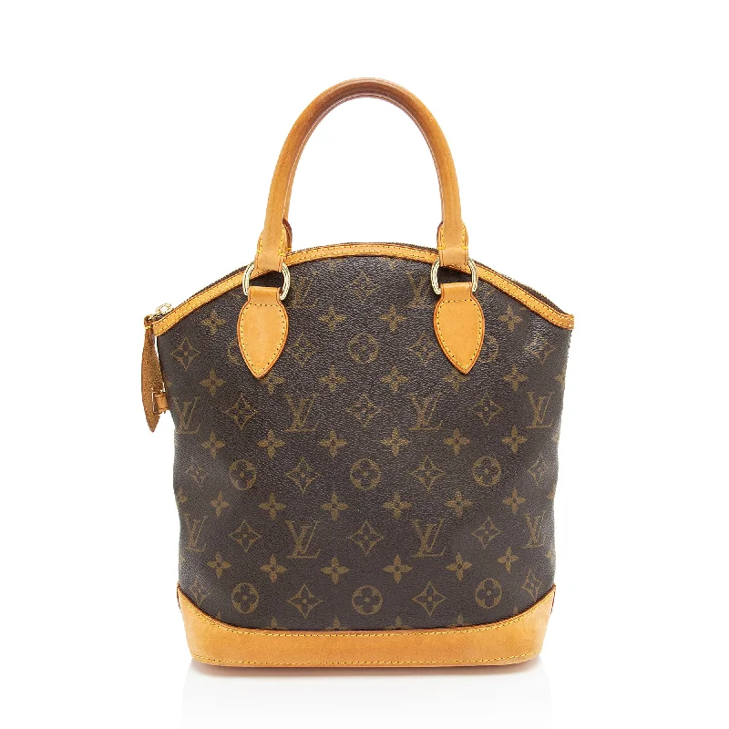 Louis Vuitton Monogram Canvas Lockit Satchel (SHF-AX2bhZ)