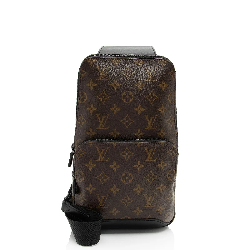 Louis Vuitton Monogram Canvas Macassar Avenue Sling Bag (SHF-FunEzl)