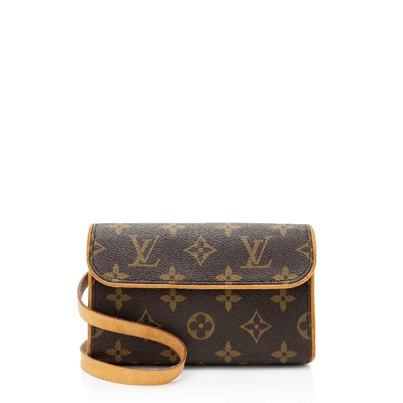 Louis Vuitton Vintage Monogram Canvas Florentine Pochette Belt Bag (SHF-2sx4C7)