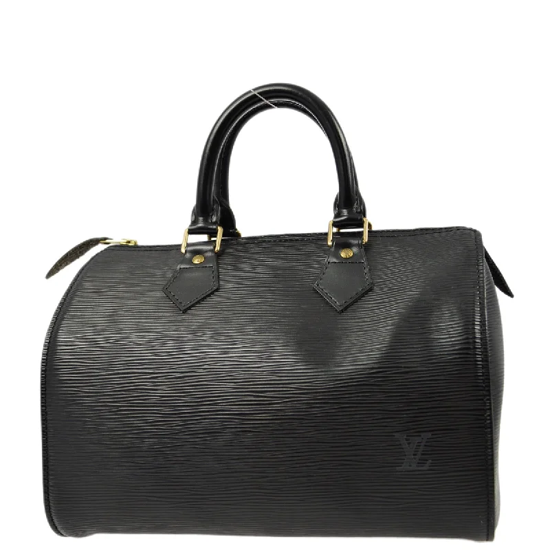 Louis Vuitton 1994 Black Epi Speedy 25 Handbag M43012