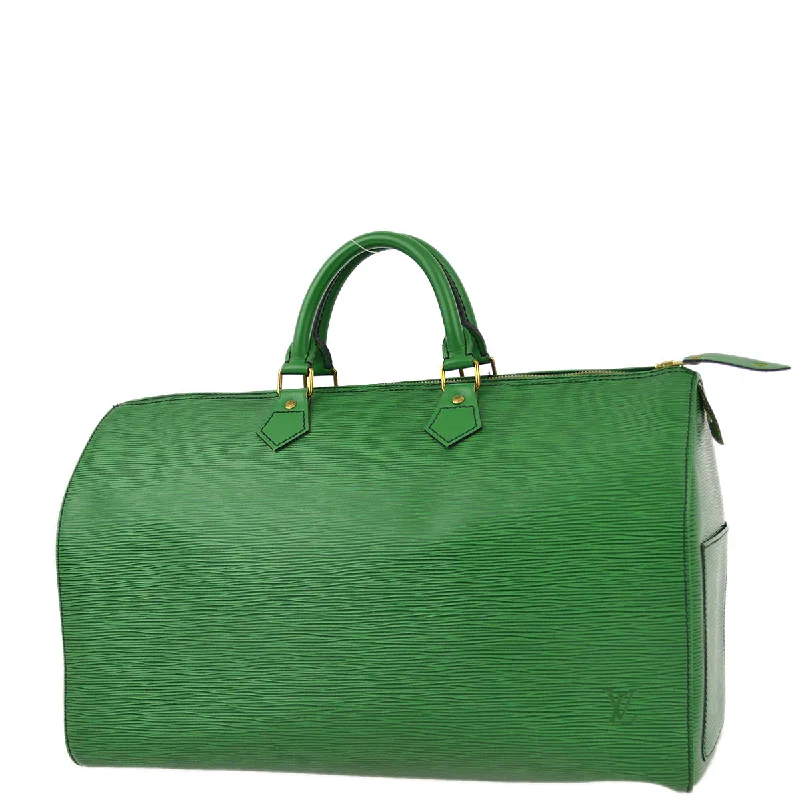 Louis Vuitton 1990 Green Epi Speedy 40 Handbag M42984