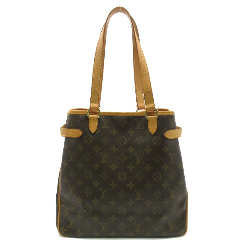 LOUIS VUITTON Batignolles Vertical Tote Bag Brown Monogram PVC coated canvas M51153