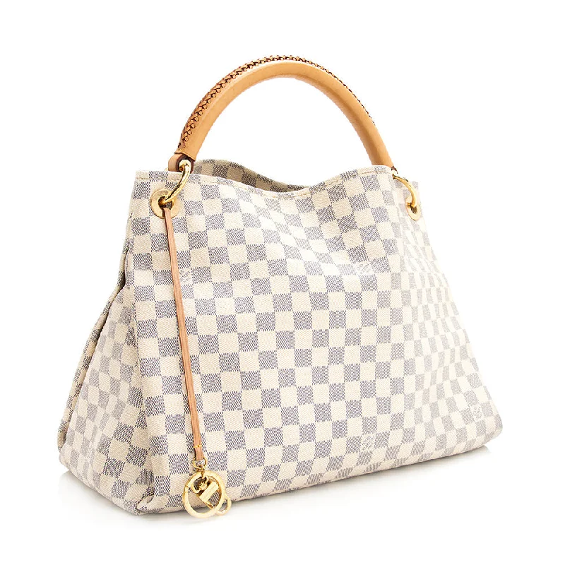 Louis Vuitton Damier Azur Artsy MM Shoulder Bag (SHF-20334)