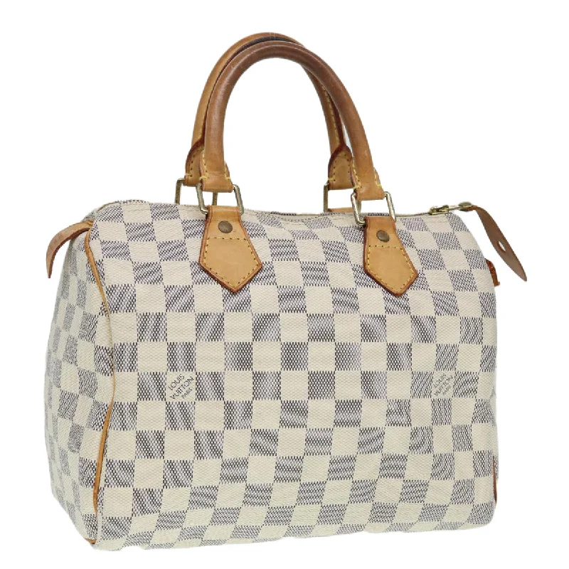 LOUIS VUITTON Damier Azur Speedy 25 Hand Bag N41534 LV Auth 67697