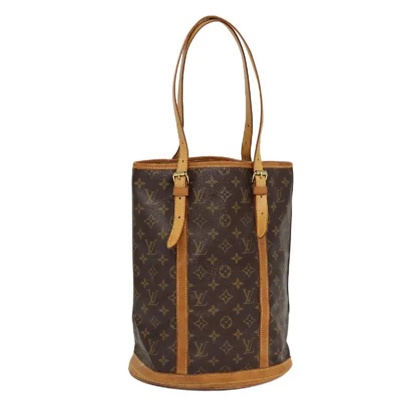 LOUIS VUITTON Monogram Bucket GM Shoulder Bag M42236 LV Auth bs16942