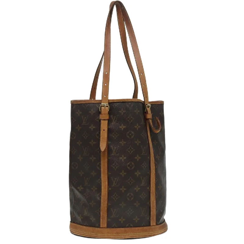 LOUIS VUITTON Monogram Bucket GM Shoulder Bag M42236 LV Auth ki4796