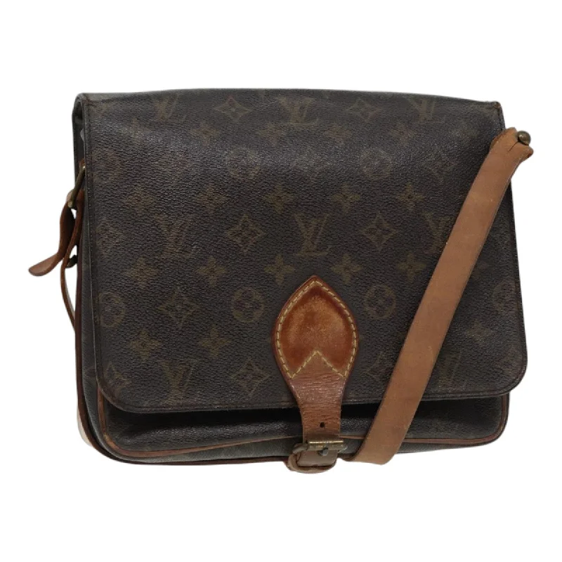 LOUIS VUITTON Monogram Cartouchiere GM Shoulder Bag M51252 LV Auth 86783