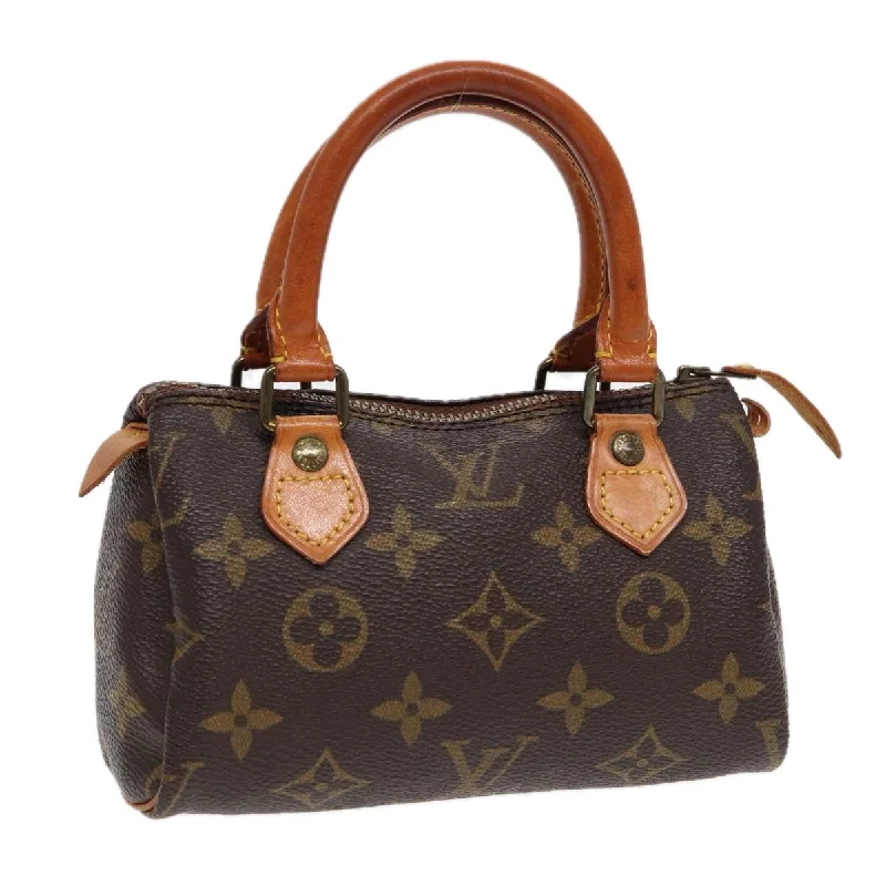 LOUIS VUITTON Monogram Mini Speedy Hand Bag M41534 LV Auth 87550