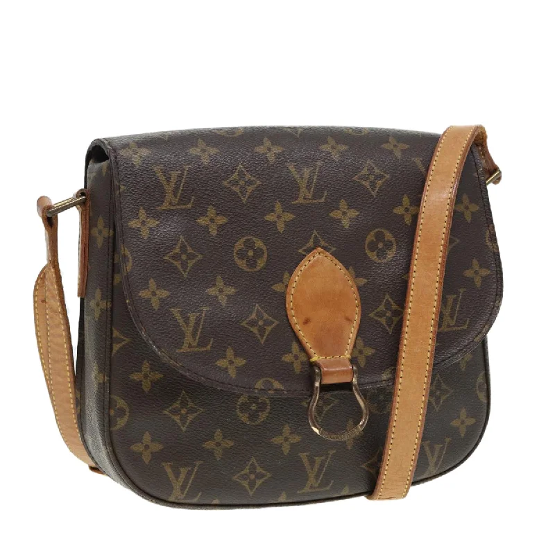 LOUIS VUITTON Monogram Saint Cloud GM Shoulder Bag M51242 LV Auth ep5269