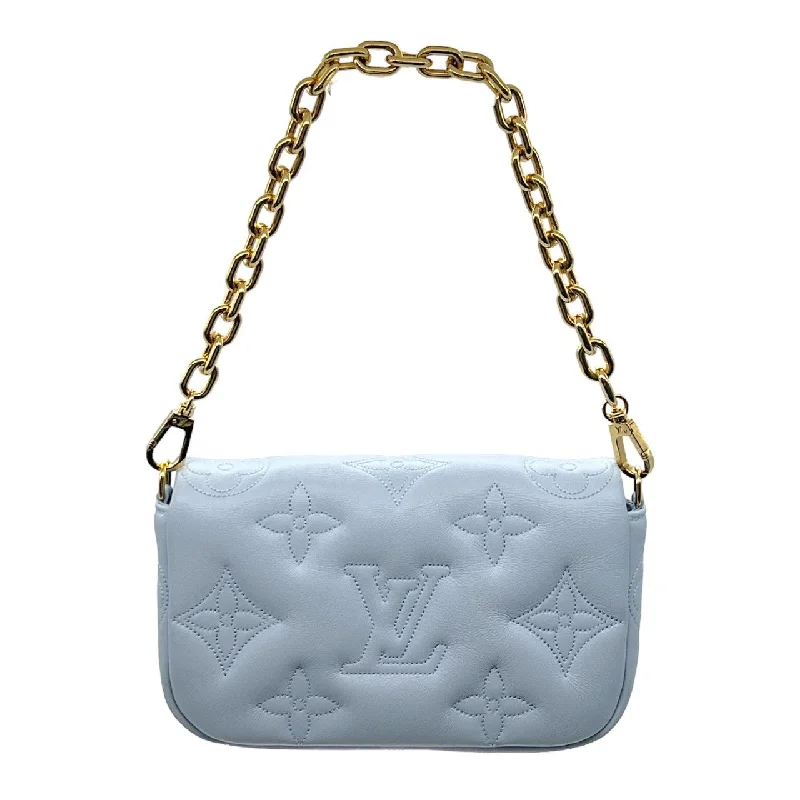 Louis Vuitton Blue Glacier Wallet on Strap Bubblegram