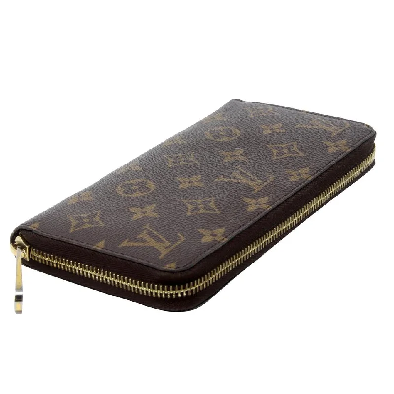 Louis Vuitton Brown Monogram Coated Canvas Zippy Zip Around Wallet