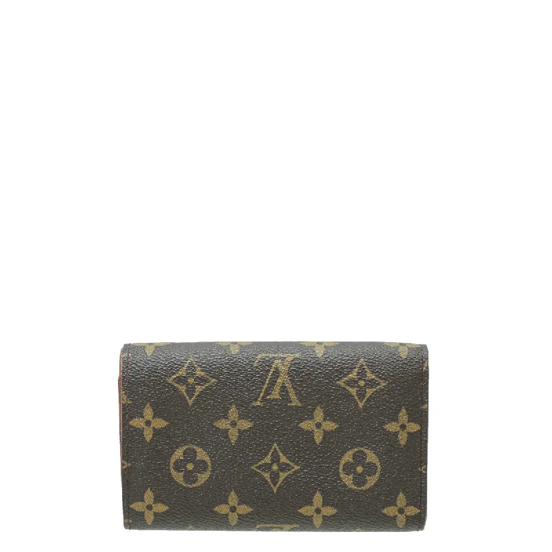 Louis Vuitton Brown Monogram Porte-Monnaie Tresor Wallet