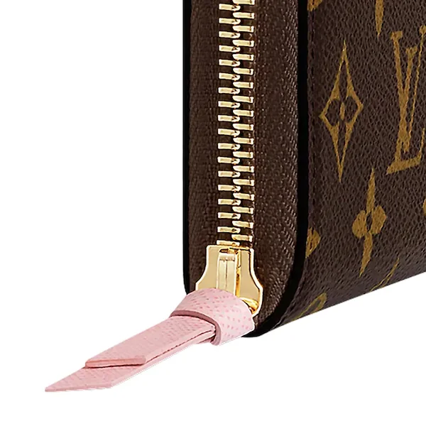 Louis Vuitton Clemence Wallet Monogram Rose Ballerine