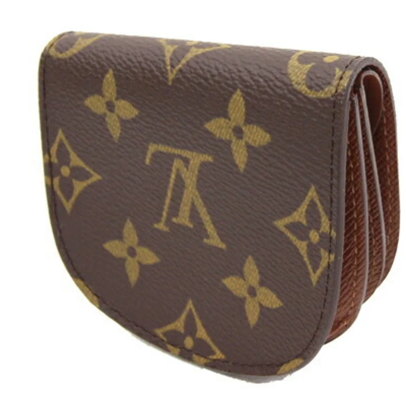 LOUIS VUITTON Coin Case Monogram Porte Monet Guze M61970 Wallet Small Men's