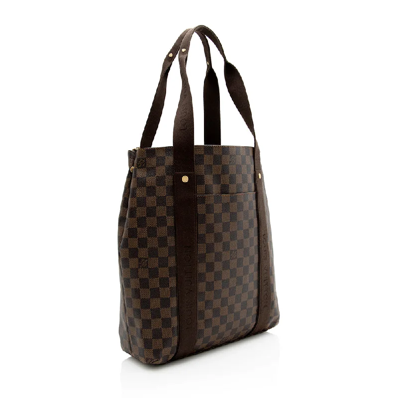 Louis Vuitton Damier Ebene Cabas Beaubourg Tote (SHF-21693)