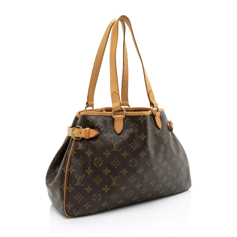 Louis Vuitton Monogram Canvas Batignolles Horizontal Tote (SHF-Ia5C17)