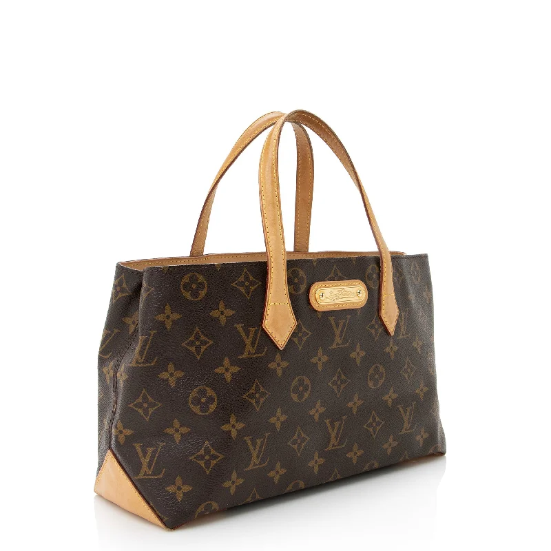 Louis Vuitton Monogram Canvas Wilshire PM Tote (SHF-22840)