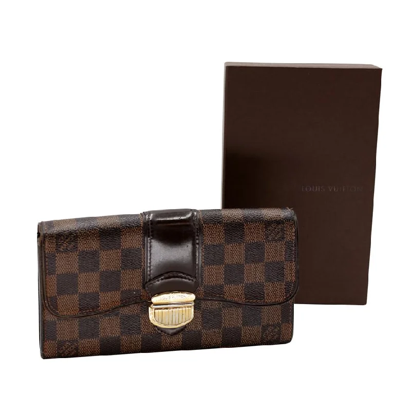 Louis Vuitton Sistina Damier Ebene GM Wallet LV-W0107P-0002